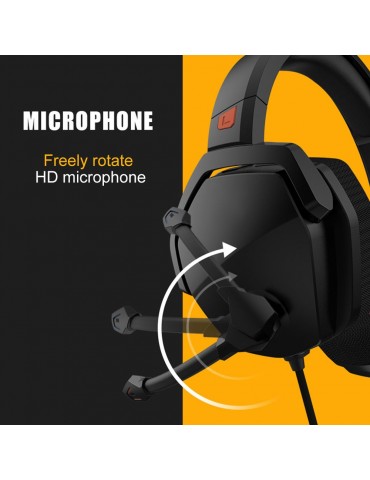 N16 Over Ear Gaming Headset Noise Cancelling Headphones with Microphone 3.5mm Wired Gaming Earphone for PS4 PC Computer Laptop Mobile Phone