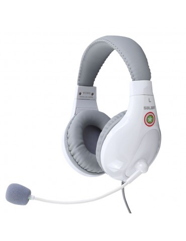 A566H Computer Wired Headphone Student Lightweight Noise Cancelling Headset with Microphone for Online Study Education Test