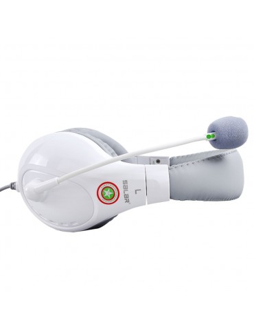 A566H Computer Wired Headphone Student Lightweight Noise Cancelling Headset with Microphone for Online Study Education Test