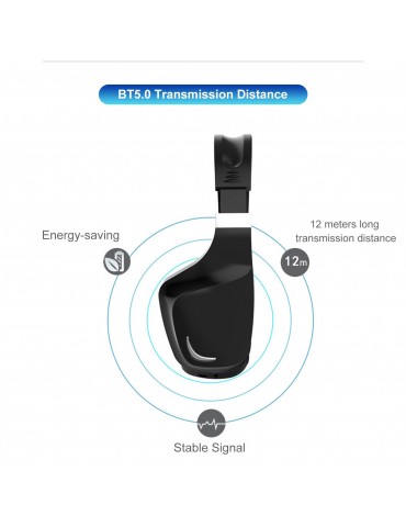 Gaming Headset Earphone Earbud Noise Reduction Stereo Headphone BT5.0 Connection Connecting 3.5mm Port Wired Earphone Volume Adjustable USB Chargeing Port Powered Operated Built-in 300mAh High Capacity Rechargeable  Cell for Computer Laptop E-sports Porta