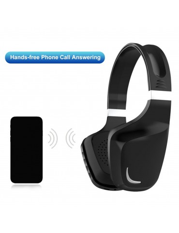 Gaming Headset Earphone Earbud Noise Reduction Stereo Headphone BT5.0 Connection Connecting 3.5mm Port Wired Earphone Volume Adjustable USB Chargeing Port Powered Operated Built-in 300mAh High Capacity Rechargeable  Cell for Computer Laptop E-sports Porta