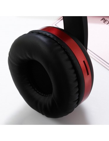 MH4 Head-mounted BT5.0 Wireless Headset with Microphone HiFi Stereo Sound Button Operation FM Function