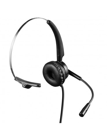 Communication Headset Upgrade Directional Noise-canceling Headphones 330°Adjustable Ear Plate Leather Earmuffs The USB Connector