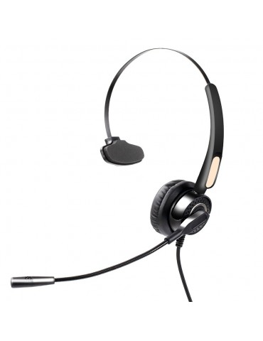 Communication Headset Noise - cancelling & Mono - ear Headset Compatibility Light & Convenient Hearing Protection USB Connector