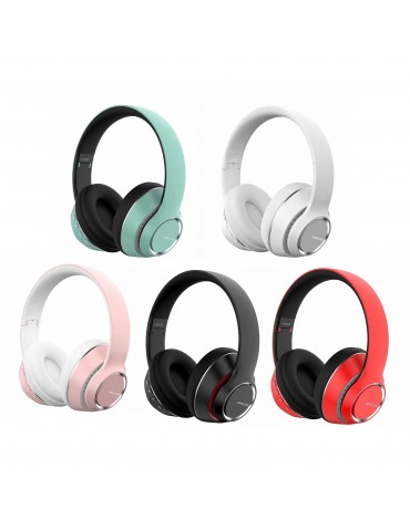 L500 Wireless BT 5.0 Headphones Foldable Over Ear Headset Sports Music Earphone 3.5mm AUX IN TF Card MP3 Player with Microphone