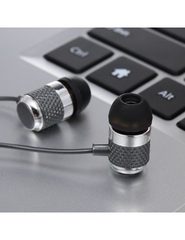 3.5mm Wired Headphone In-Ear Headset Stereo Music Smart Phone Earphone Earpiece Hands-free with Microphone