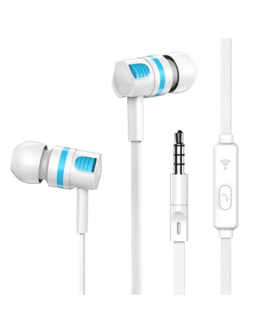 Wired In-ear Earphones Stereo Gaming Headset Headphones with In-line Control & Microphone for PSP iPhone iPad Android Smartphones Tablet PC Laptop