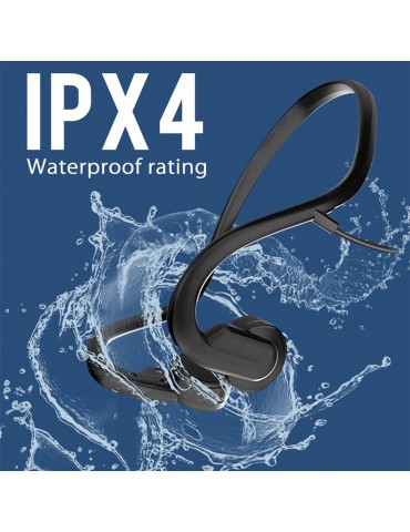 Bone Conduction Headphones Outdoor Sports Headset Waterproof Type-C Wired Earphone Open-Ear for Driving Cycling Running Gym for Smart Phones Tablet PC Notebook