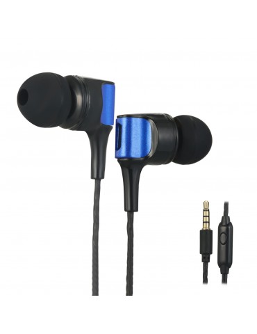 In-ear Headphones Wired Headset 3.5mm Jack Stereo Earphone In-line Control with Mic for Smart Phone Tablet PC