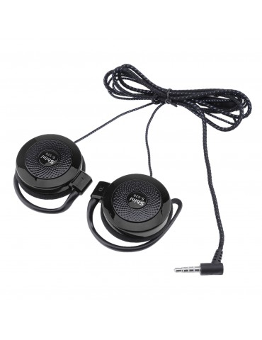 SHINI S520 3.5mm Wired Headset Ear Hook Headsets Stereo Game Sports Headphone with Mic for Phone