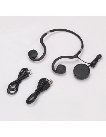 Bonein BN802 Bone Conduction Headphone Wire Headset Foldable Hearing Earphone IP55 Waterproof Earphone with Sound Pickup Built-in 380mAh Battery