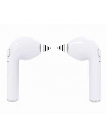 i7 Wireless BT Earphones Mini Earbud Portable Stereo Handfree Earphone Left and Right Ear with Charging Box