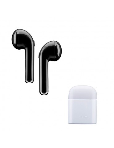 i7 Wireless BT Earphones Mini Earbud Portable Stereo Handfree Earphone Left and Right Ear with Charging Box
