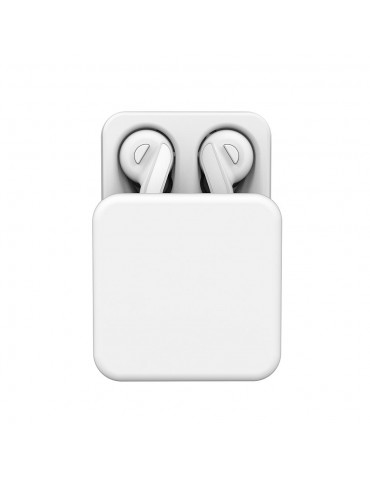 BT Earphone True Wireless Stereo Earbud Headset for Phone White