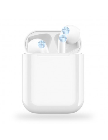i12 T-WS Cordless Earphones Mini BT 5.0 Stereo Sport Earphones Handsfree with Charge BOX for Phone