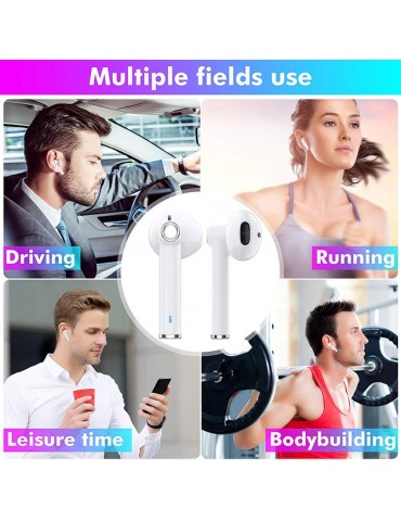 HD-S16 True Wireless BT Headset Sports Earphones Business Earbuds Stereo Touch Control for iPhone Noise Reduction Mini Headphones