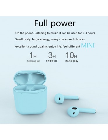 Inpods 12 True Wireless Earphones BT5.0 Popup Touch Control Wireless Headset Sports Earbuds For Android iOS Smarthpone