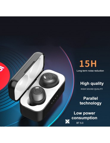 ANC X8 Active Noise Reduction Headphones True Wireless Stereo Headset Bluetooth 5.0 Earphone ANC Wireless Earbuds Built-in Microphone with 550mAh Charging Box