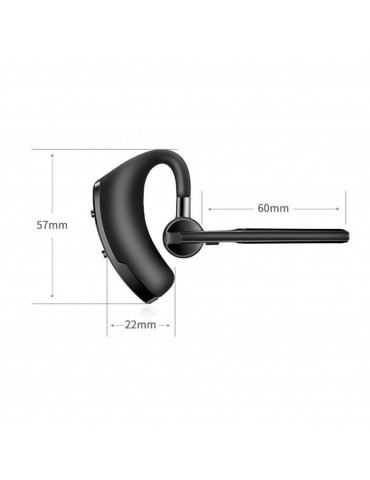 V8 Single Ear BT4.1 Headset 270 Degrees Rotation Handsfree Calls Number Broadcast Long-lasting Battery Life