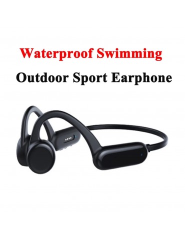 X18 Pro Bone Conduction Headphones 8GB MP3 Player Wireless BT5.0 Earphone IPX8 Waterproof Swimming Sports Headset Hands-free with Microphone